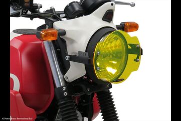 Powerbronze / パワーブロンズ Headlight Protectors for ROYAL ENFIELD SCRAM 411 22-23/DARK TINT **NOT ROAD LEGAL** | 440-R906-002