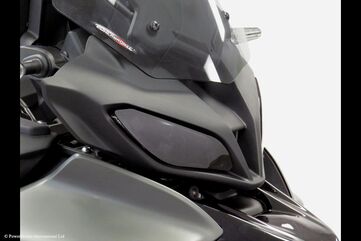 Powerbronze / パワーブロンズ Headlight Protectors for YAMAHA TRACER 9 21-23/TRACER 9 GT 21-23/TRACER 9 GT+ 23 (RUNNING LIGHTS)/DARK TINT **NOT ROAD LEGAL** | 440-Y605-002