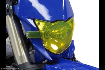 Powerbronze / パワーブロンズ Headlight Protectors for YAMAHA WR250F 20-23/WR450F 19-23/FROSTED STEALTH GREY **NOT ROAD LEGAL** | 440-Y641-019