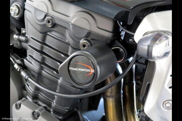 Powerbronze / パワーブロンズ Badged Crash Post Set for TRIUMPH SPEED TRIPLE 1200 RS 21-23/SPEED TRIPLE 1200 RR 22-23/AMBER | 513-T115-007