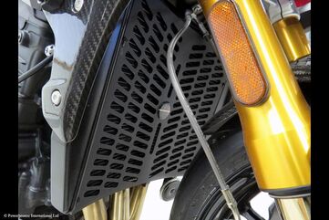 Powerbronze / パワーブロンズ Cooler Grill (Plastic) for TRIUMPH SPEED TRIPLE 1200 RR 22-23/SPEED TRIPLE 1200 RS 21-23 (PLASTIC)/MATT BLACK | 520-T118-023