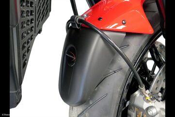 Powerbronze / パワーブロンズ Mudguard Extenders for DUCATI MONSTER 950 21-23/MONSTER 950 PLUS 21-23/BLACK | 650-D107-003