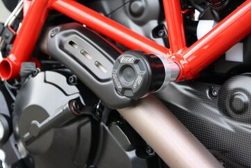 GSGモトテクニック リプレイスメントパッド 左側 (クラッシュパッドセット適合品番: 40493-D28) | D28-EP-40493-M6-LEFT