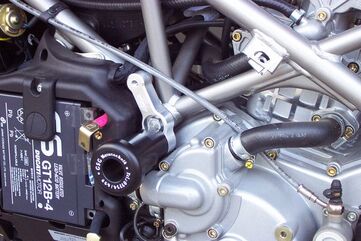 GSGモトテクニック リプレイスメントパッド 左側 (クラッシュパッドセット適合品番: 90400-D10) | D10-EP-924440-LEFT