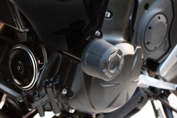 GSGモトテクニック クラッシュパッドセット ホールディングプレート アルミ Kawasaki ER 6 n (2012 -) | 6040270-K53-DS