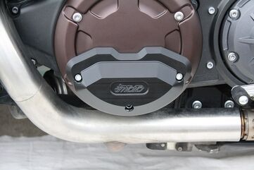 GSGモトテクニック 左側 エンジンガード Yamaha V-Max (- 2006) | 190-100-40-Y399