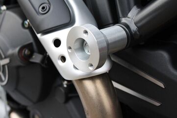 GSGモトテクニック クラッシュパッドセット アダプター アルミ Ducati ハイパーモタード 939 / SP (2016 -) | 40493-D28