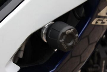 GSGモトテクニック クラッシュパッドセット Suzuki GSX-R 1000 (2005-2006) mounting on carrier plate | 4549040-S29-DS