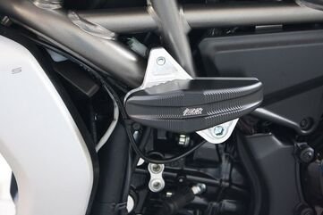 GSGモトテクニック クラッシュパッドセット “Streetline” アタッチメント ブラックアノダイズド Ducati X Diavel (2016 -) | 150-50-40-D26-SH