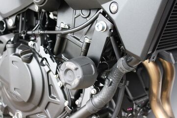 GSGモトテクニック クラッシュパッドセット Kawasaki Z 400 (2019 -) | 4060215-K76-DS-SH