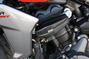 GSGモトテクニック クラッシュパッドセット “Streetline” アルミ Triumph Tiger 660 Sport (2022 -) | 1505040-T40