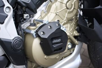 GSGモトテクニック エンジンプロテクション クラッシュパッドセット プレート / AL sockets 右側 アルミ Ducati ムルティストラーダ V4 (2021 -) | 5040-D39