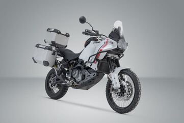 SW Motech / SWモテック Adventure set luggage. Silver. Ducati DesertX (22-). | ADV.22.995.75000/S