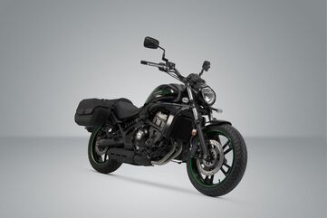 SW Motech / SWモテック Legend Gear side bag system LH2/LH1. 25,5/19,5 l. Kawasaki Vulcan S (16-). | BC.HTA.08.682.20001
