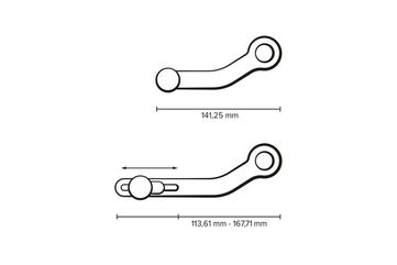 SW Motech / SWモテック Gear lever. BMW F 650 GS, F 700 GS, F 800 GS / Adventure. | FSC.07.558.10001