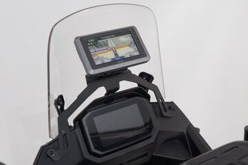 SW Motech GPS mount for cockpit. Black. Honda XL750 Transalp (22-). | GPS.01.070.10000/B