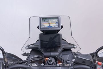 SW Motech GPS mount for cockpit. Black. KTM 890 Adv (22-). | GPS.04.918.10000/B