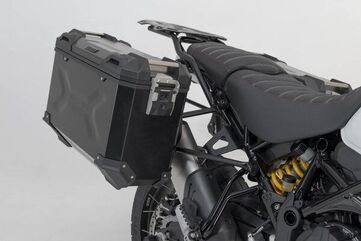 SW Motech PRO side carrier US model. Black. Ducati DesertX (22-). | KFT.22.995.30100/B