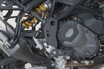 SW Motech Heel guard. Black. Ducati DesertX (22-). | SCT.22.995.10001/B