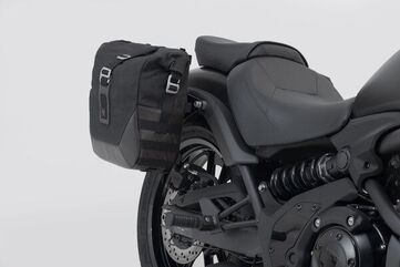 SW Motech Legend Gear side bag system LC Black Edition. Kawasaki Vulcan S (16-). | BC.HTA.08.855.20101