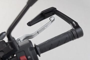 SW Motech Lever guards with wind protection. Black. Honda CB750 Hornet (22-). | LVG.01.971.11000/B