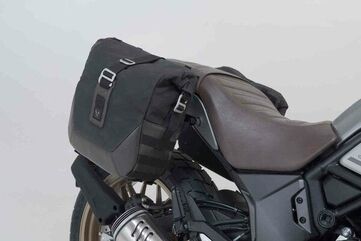 SW Motech Legend Gear side bag system LC Black Edition. CFMoto 700CL-X Heritage (22-). | BC.HTA.10.033.20100