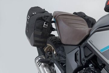 SW Motech Legend Gear side bag system LC Black Edition. CFMoto 700CL-X Heritage (22-). | BC.HTA.10.033.20100