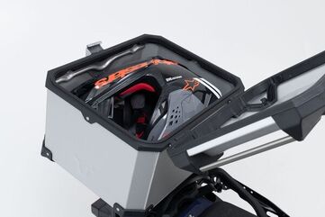 SW Motech TRAX ADV top case system. Silver. Voge 300 Rally (23-). | GPT.02.059.70000/S