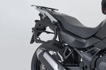 SW Motech TRAX ADV aluminium case system. Black. 45/45L. Honda XL750 Transalp (22-). | KFT.01.070.70100/B