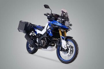 SW Motech TRAX ADV aluminium case system. Black. 45/37 l. Suzuki V-Strom 1050 DE (22-). | KFT.05.965.70000/B