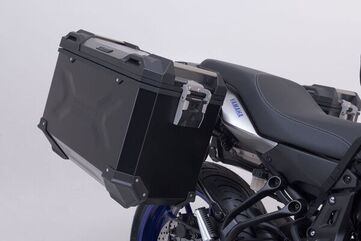 SW Motech TRAX ADV aluminium case system. Black. 45/45 l. Yamaha MT-07 Tracer (16-). | KFT.06.593.70101/B