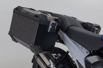 SW Motech TRAX ADV aluminium case system. Black. 45/45 l. BMW R 1300 GS (23-). | KFT.07.975.70100/B