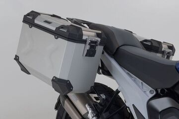 SW Motech TRAX ADV aluminium case system. Silver. 45/45 l. BMW R 1300 GS (23-). | KFT.07.975.70100/S