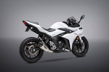 Yoshimura / ヨシムラ USA GSX250R 18-20 Alpha T Stainless Slip-On Exhaust, W/ Stainless Muffler | 11260BP520