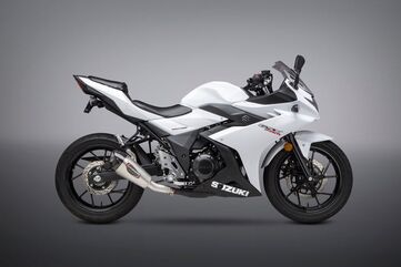 Yoshimura / ヨシムラ USA GSX250R 18-20 Alpha T Stainless Slip-On Exhaust, W/ Stainless Muffler | 11260BP520