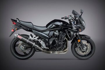 Yoshimura / ヨシムラ USA GSF/GSX1250Fa 07-16 RS-3 Stainless Slip-On Exhaust, W/ Carbon Fiber Muffler | 1126252