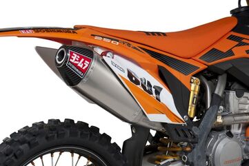 Yoshimura / ヨシムラ USA KTM 250 Sx-F 13-15 RS-4 Titanium Full Exhaust, W/ Titanium Muffler | 262511D720