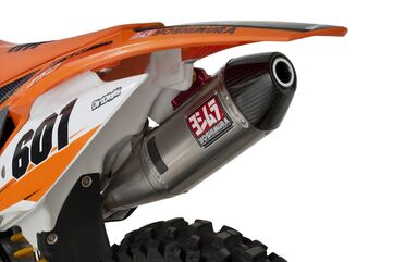 Yoshimura / ヨシムラ USA KTM 250 Sx-F 13-15 RS-4 Titanium Full Exhaust, W/ Titanium Muffler | 262511D720