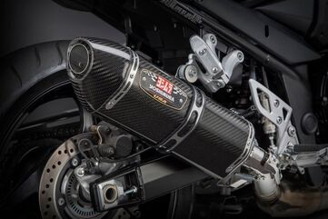 Yoshimura / ヨシムラ USA GSF/GSX1250Fa 07-16 R-77 Stainless Slip-On Exhaust, W/ Carbon Fiber Muffler | 1126202