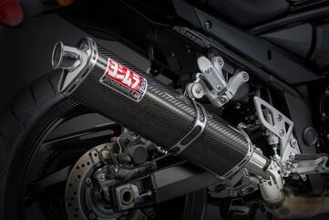 Yoshimura / ヨシムラ USA GSF/GSX1250Fa 07-16 TRS Stainless Slip-On Exhaust, W/ Carbon Fiber Muffler | 1126262