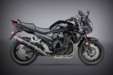 Yoshimura / ヨシムラ USA GSF/GSX1250Fa 07-16 TRS Stainless Slip-On Exhaust, W/ Carbon Fiber Muffler | 1126262