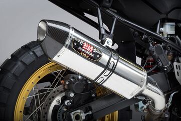 Yoshimura / ヨシムラ USA V-Strom 1000 14-19 R-77 Stainless Slip-On Exhaust, W/ Stainless Muffler | 11631E0520