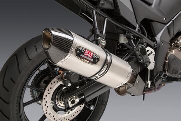 Yoshimura / ヨシムラ USA V-Strom 1050 2020 R-77 Stainless Slip-On Exhaust, W/ Stainless Muffler | 11632B0520