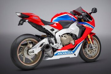 Yoshimura / ヨシムラ USA CBR1000RR/Sp/Sp2 17-22 Alpha T Stainless Slip-On Exhaust, W/ Stainless Muffler | 12202BP520