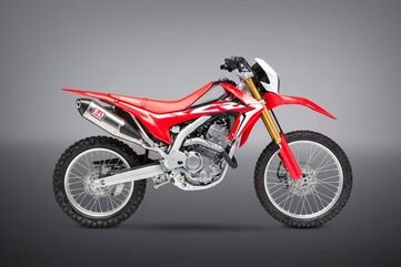 Yoshimura / ヨシムラ USA CRF250L/Rally 17-20 Race RS-4 Stainless Slip-On Exhaust, W/ Stainless Muffler | 123402D520
