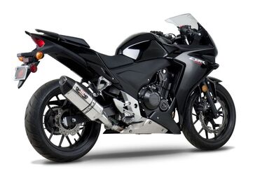 Yoshimura / ヨシムラ USA CBR500R/Cb500F 13-15 R-77 Stainless Slip-On Exhaust, W/ Stainless Muffler | 1250020520