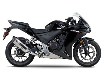 Yoshimura / ヨシムラ USA CBR500R/Cb500F 13-15 R-77 Stainless Slip-On Exhaust, W/ Stainless Muffler | 1250020520