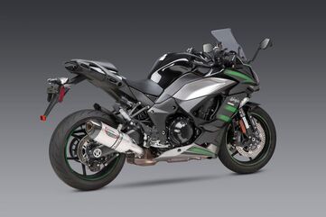 Yoshimura / ヨシムラ USA Ninja 1000Sx 20-22 Alpha Stainless Slip-On Exhaust, W/ Stainless Muffler | 14161BP520