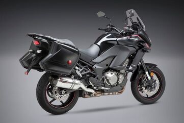 Yoshimura / ヨシムラ USA Versys 1000 15-18 Alpha Stainless Slip-On Exhaust, W/ Stainless Muffler | 14660BM520