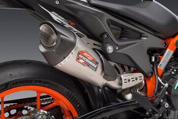 Yoshimura / ヨシムラ USA 890 Duke R 20-21 / 790 Duke 19-20 At2 Stainless Slip-On Exhaust, W/ Stainless Muffler | 16890BP521